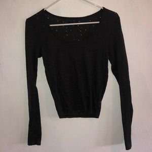 AMERICAN EAGLE grey crop top